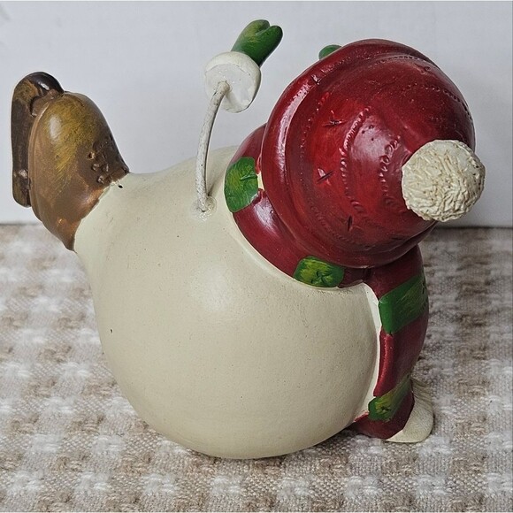 Coldwater Creek Vintage Set of4 Skating Snowmen Christmas Figurine Decorations - Picture 3 of 11